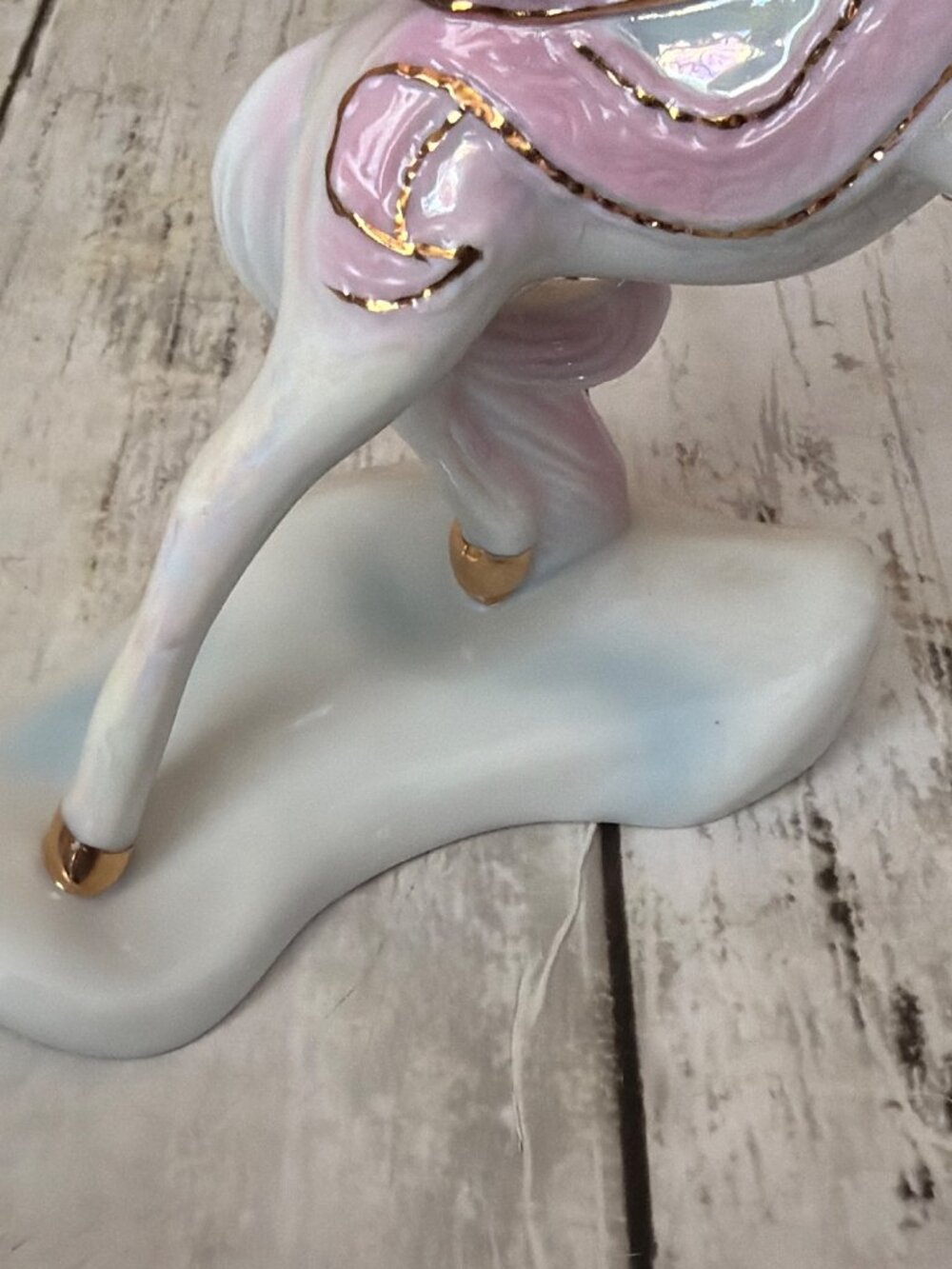 Franklin Mint Treasury of Unicorns Love Series Where Loving Hearts Meet w/FLAW - Picture 12 of 14